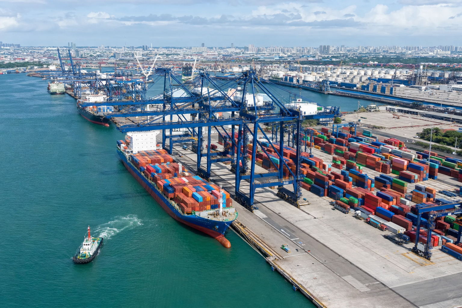 International port logistics and project delivery